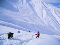 Heli skiing in Kyrgyzstan